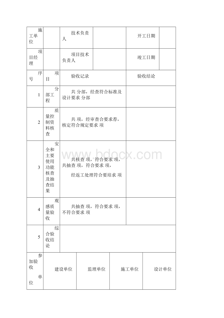 隐蔽工程验收记录表格等精编版Word格式文档下载.docx_第2页