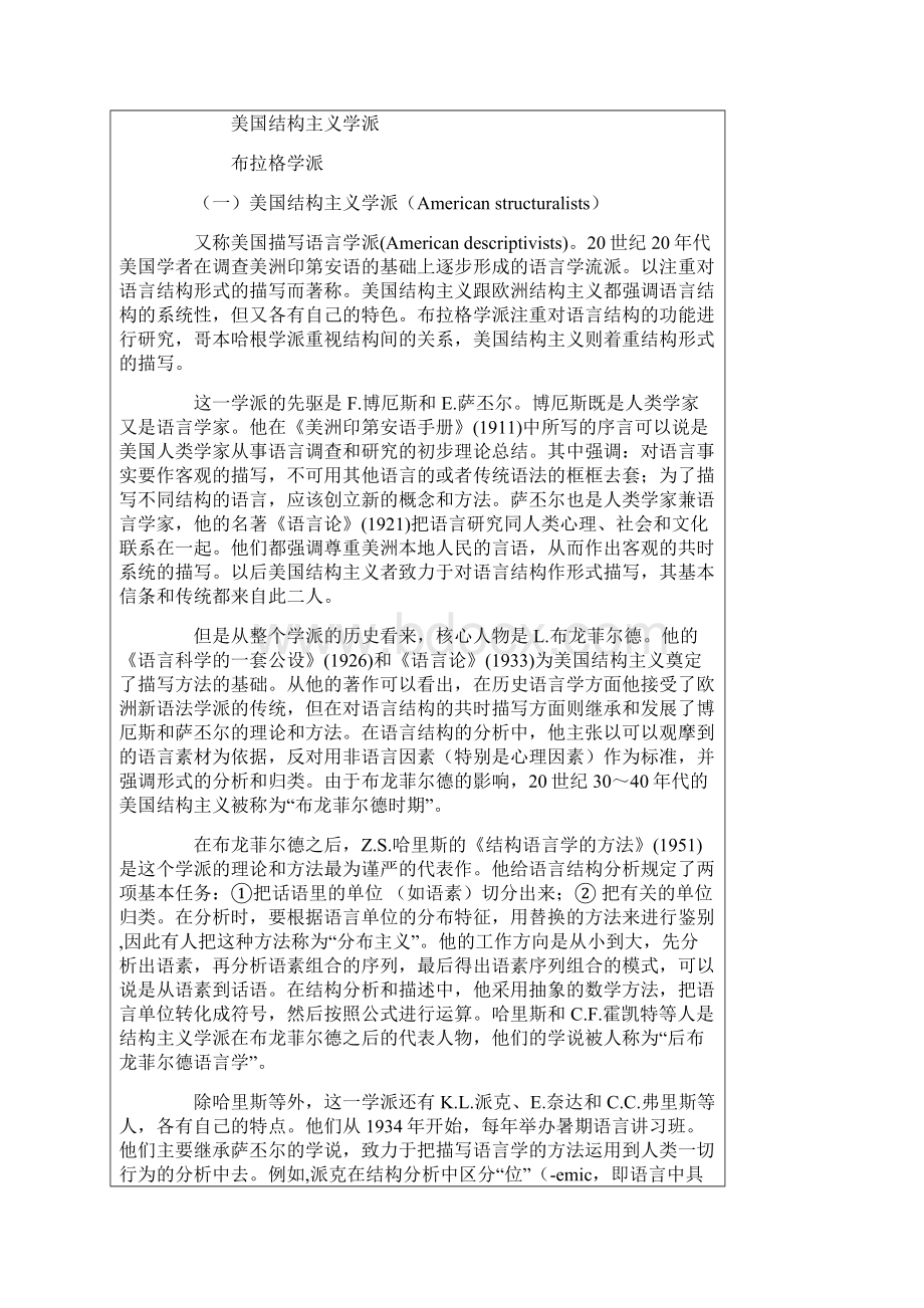 西方主要语言学流派Word文档格式.docx_第3页