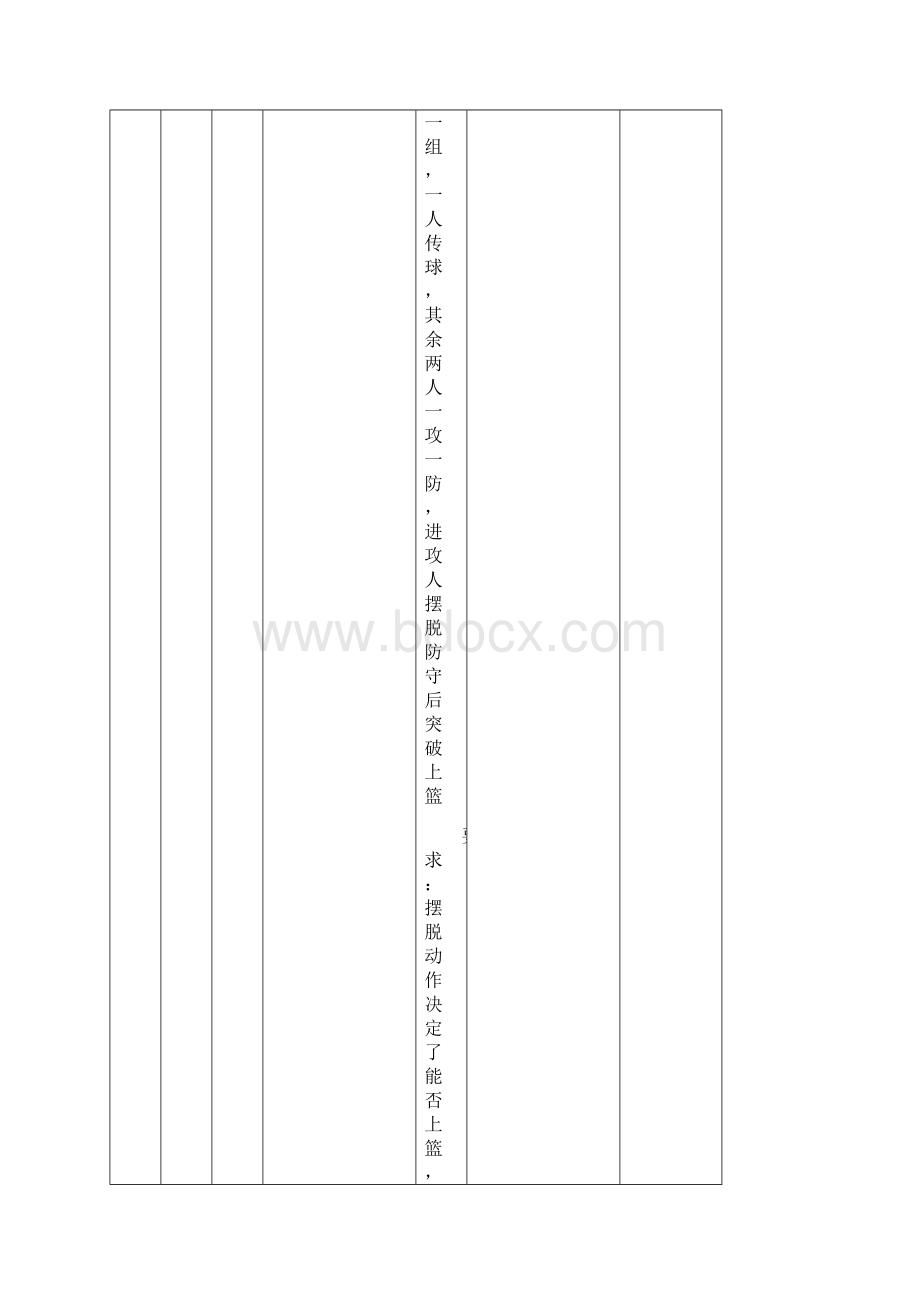 篮球训练课时教案Word文档下载推荐.docx_第3页