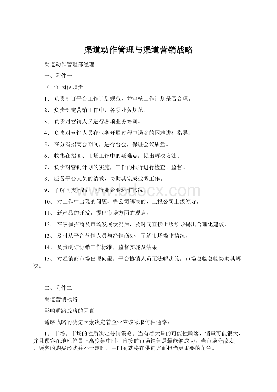 渠道动作管理与渠道营销战略文档格式.docx_第1页