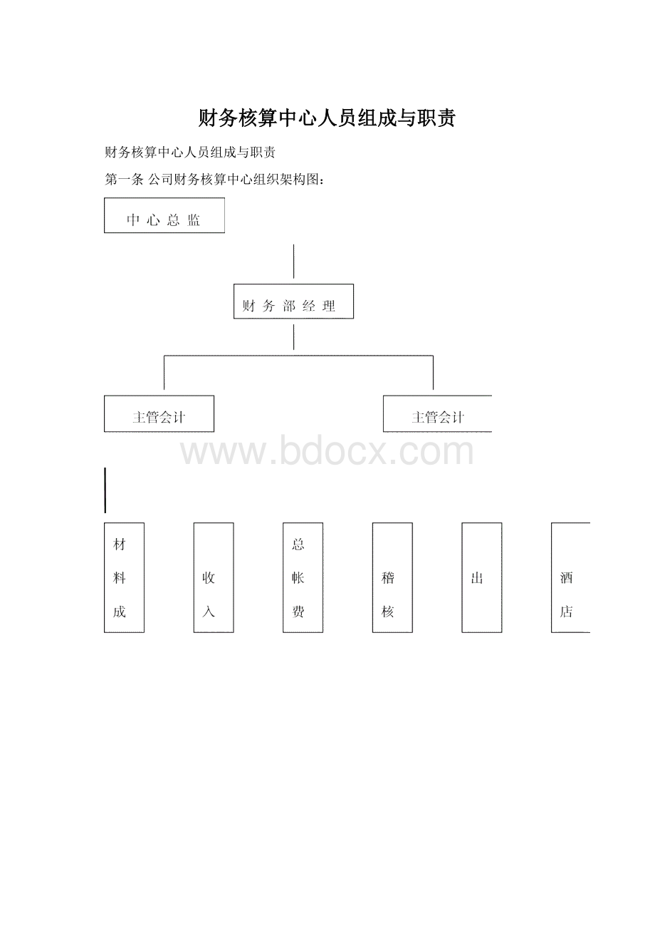 财务核算中心人员组成与职责.docx_第1页