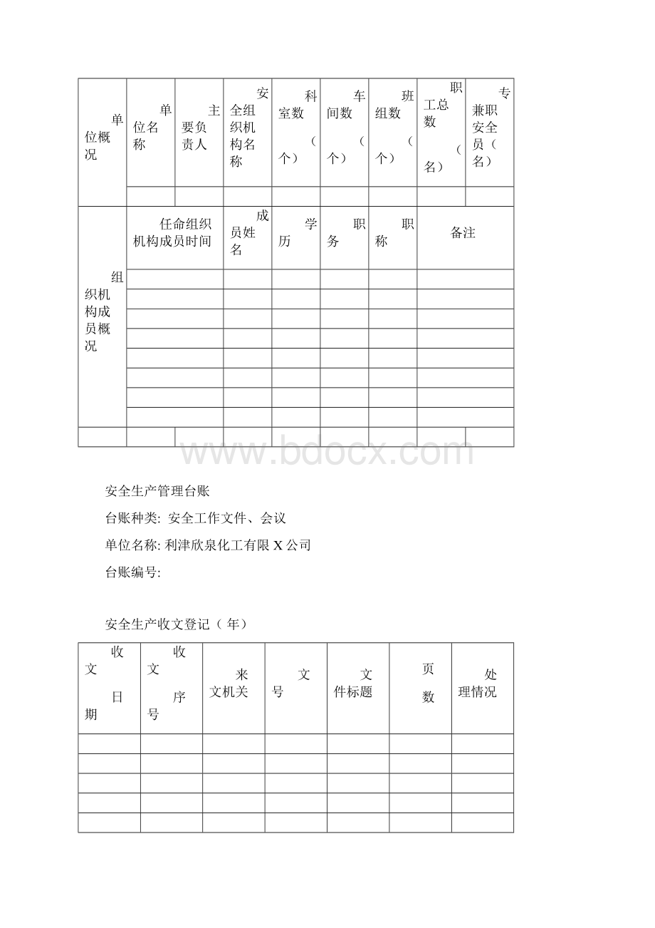 安全生产安全台帐范本最全版Word文档格式.docx_第3页