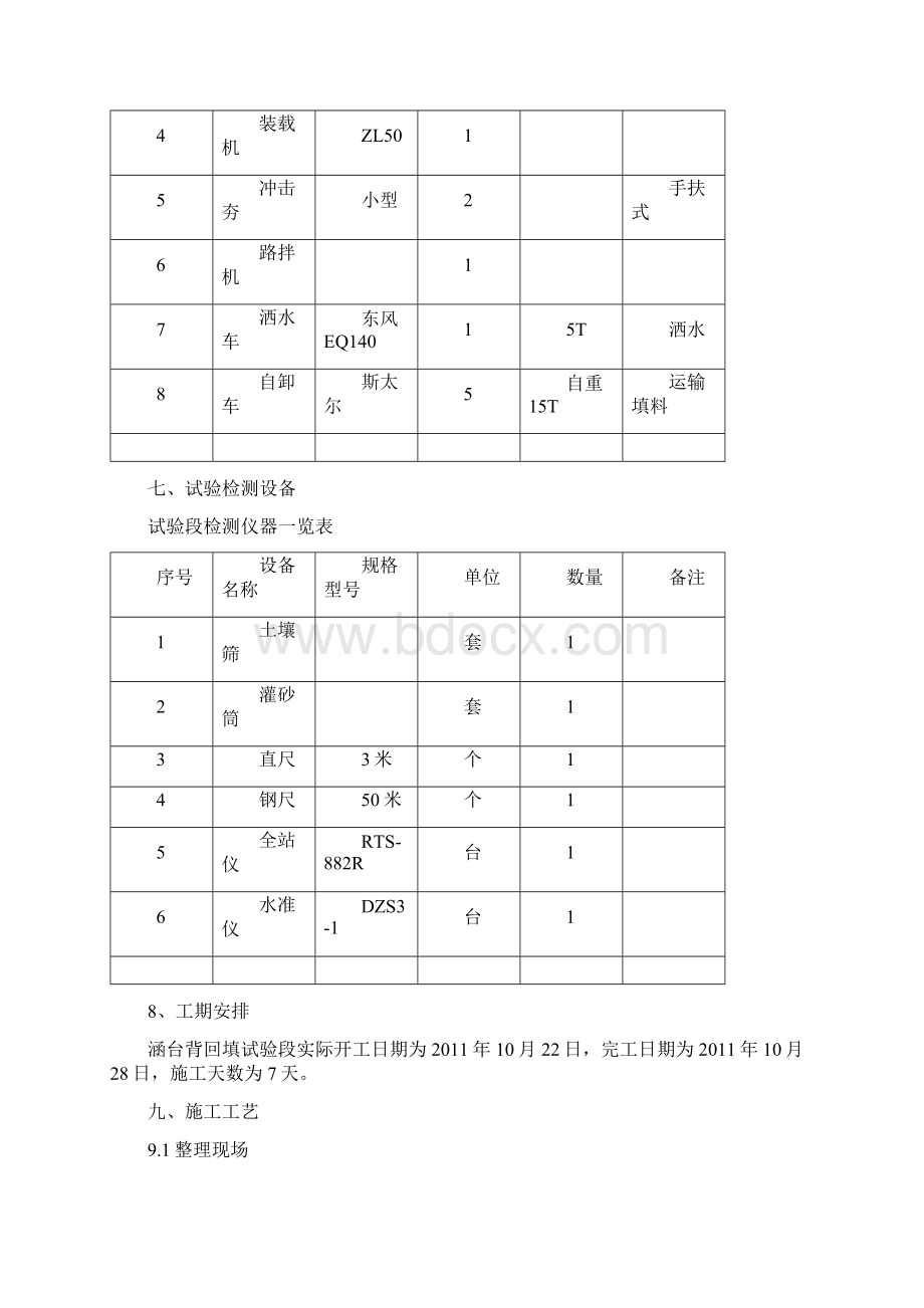 涵洞台背回填试验段施工总结六总队.docx_第3页