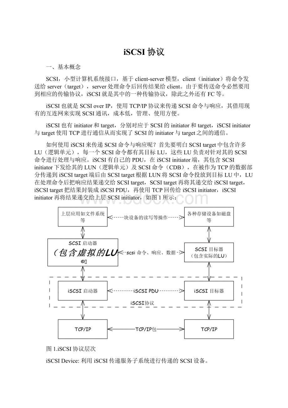 iSCSI协议Word文件下载.docx