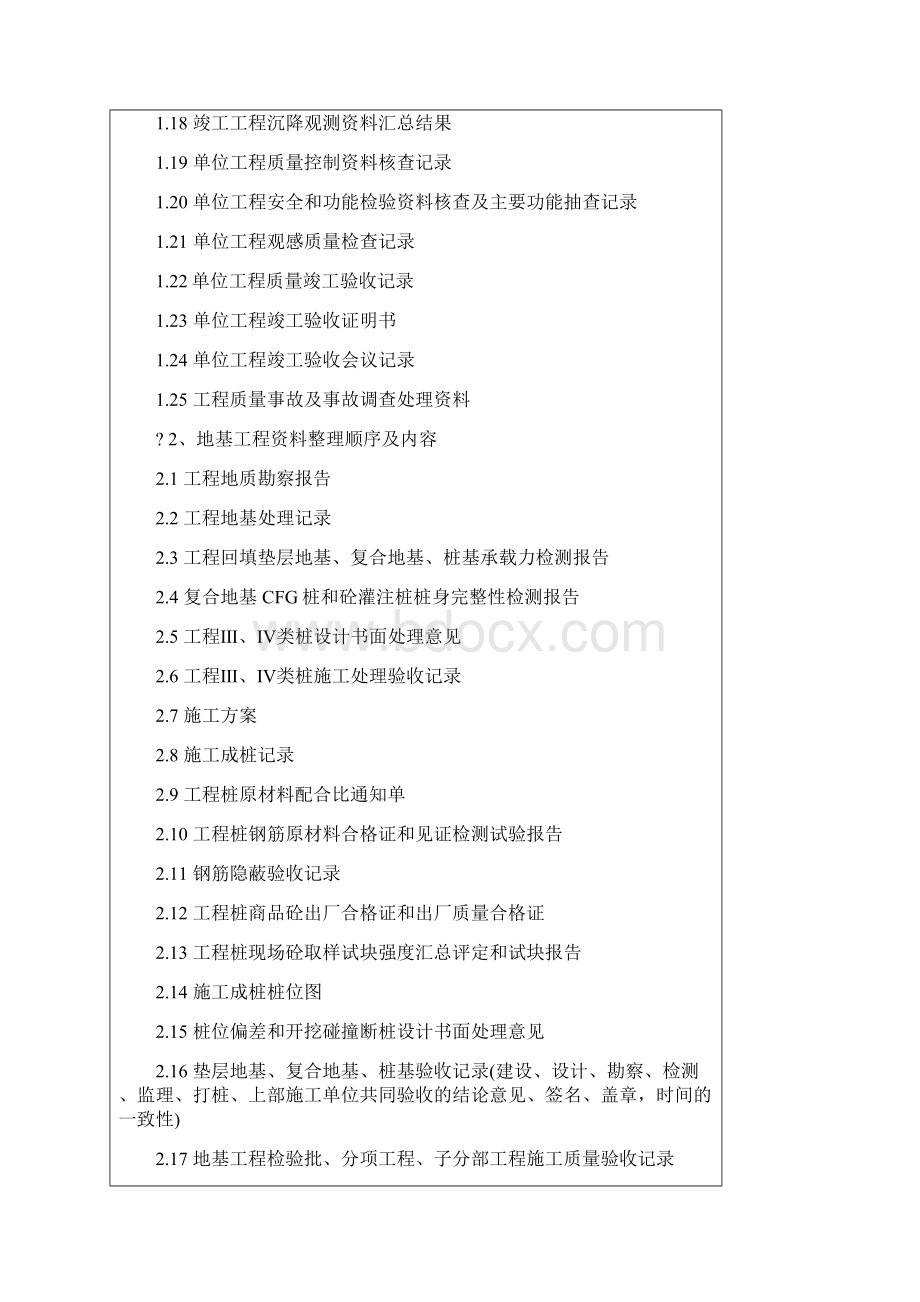 竣工工程档案资料整理包含哪些内容Word文档下载推荐.docx_第2页