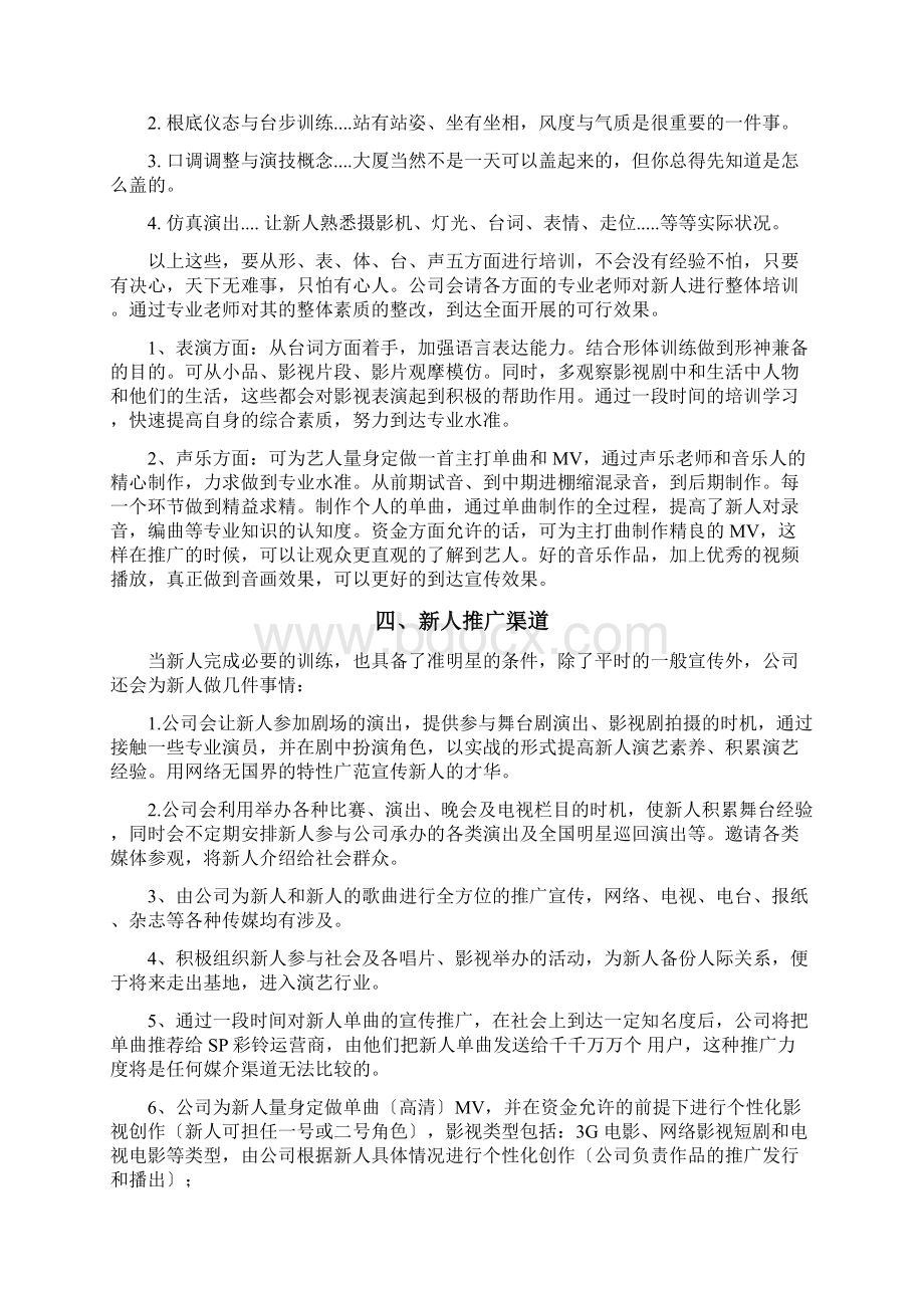 艺人整体包装策划方案全案文档格式.docx_第3页