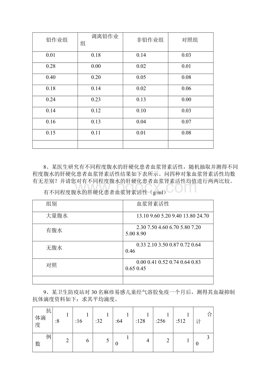 医学统计学 练习题.docx_第3页