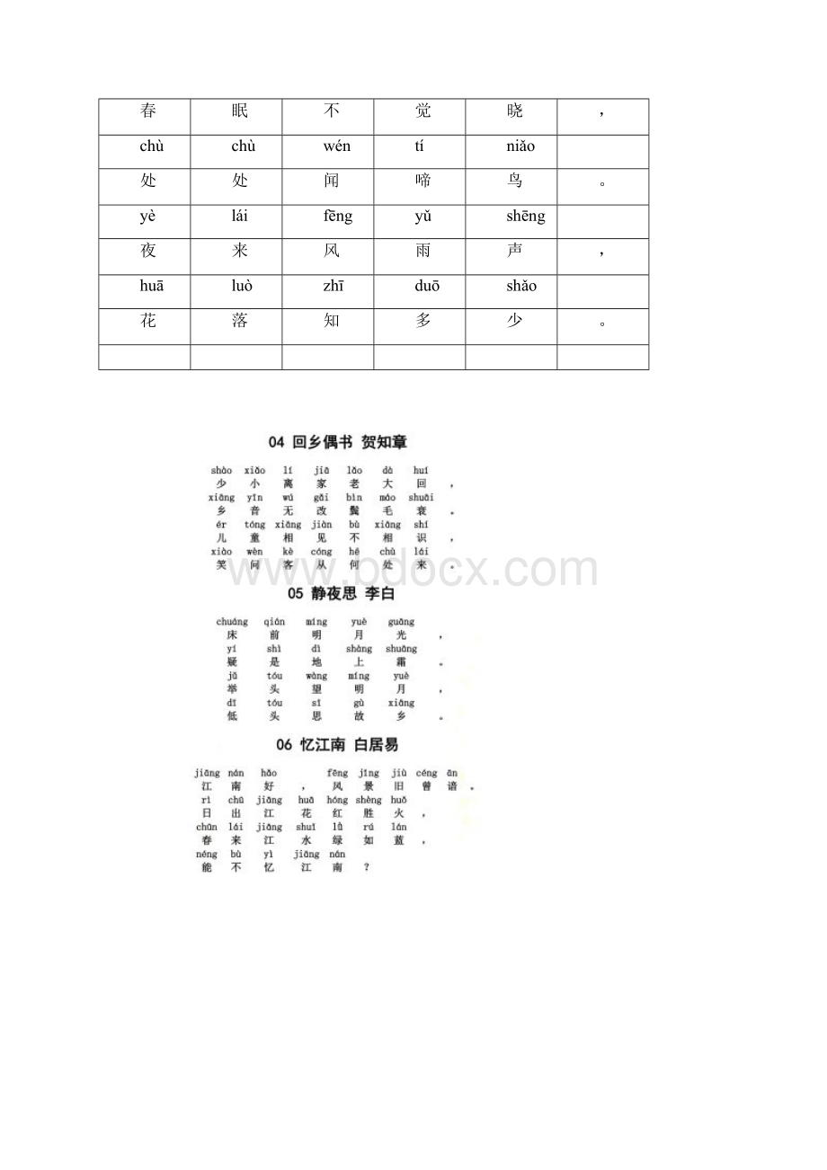 小学古诗80首带拼音版Word格式文档下载.docx_第2页