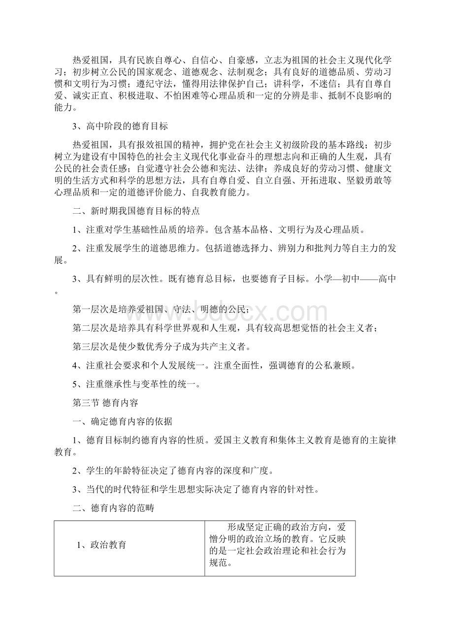 教育学综合基础知识德育笔记整理.docx_第2页