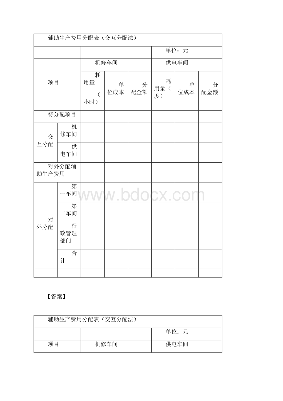 财务成本管理考试习题第14讲产品成本计算闫华红Word文档格式.docx_第2页