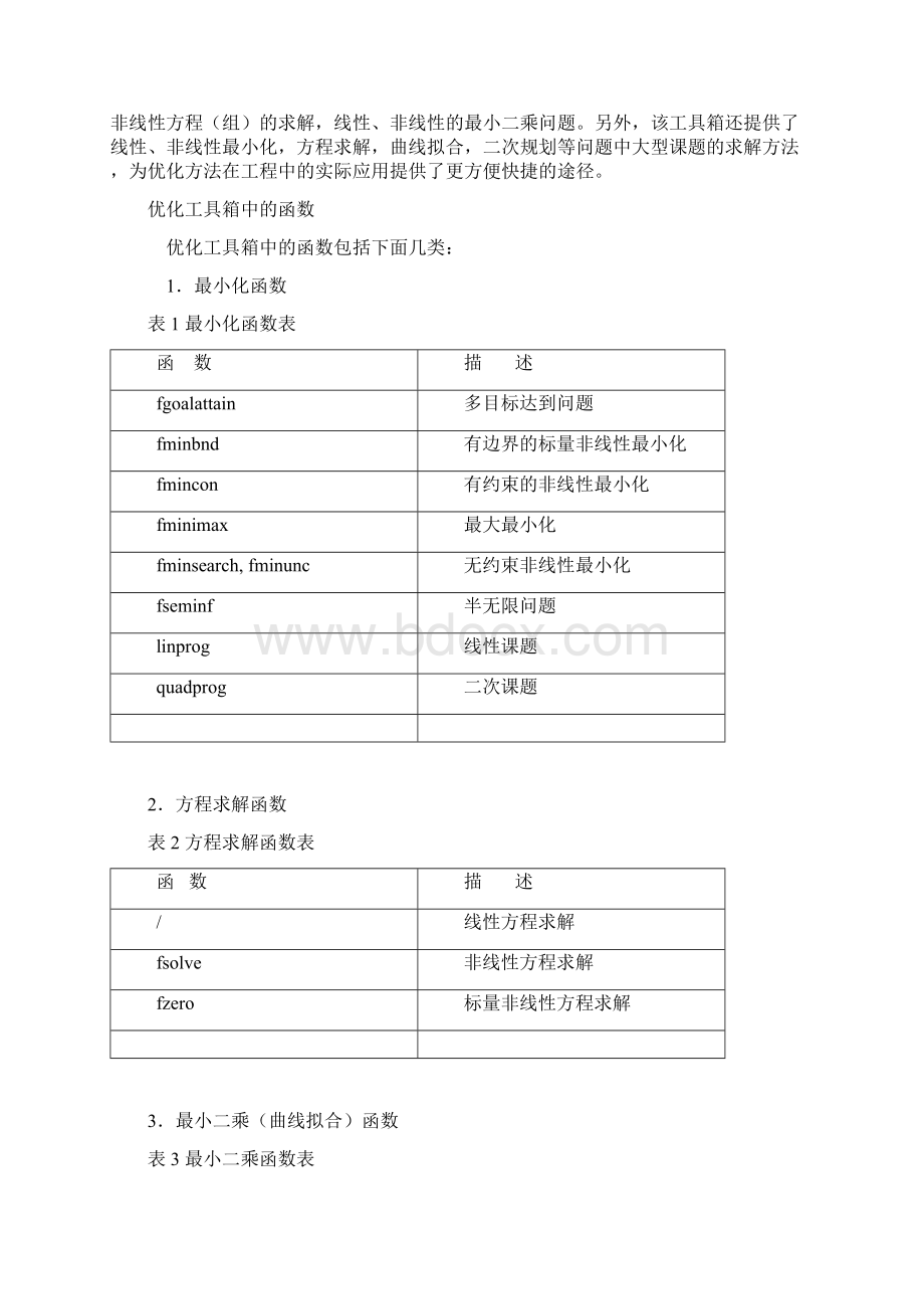 最优化方法实验报告Word格式文档下载.docx_第3页