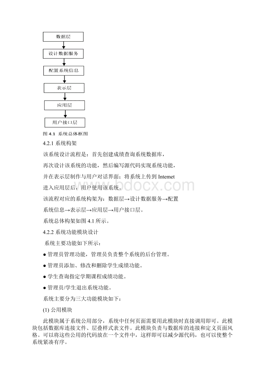 学生成绩管理项目总体设计和说明可作为项目开发整体过程和论文参考.docx_第3页