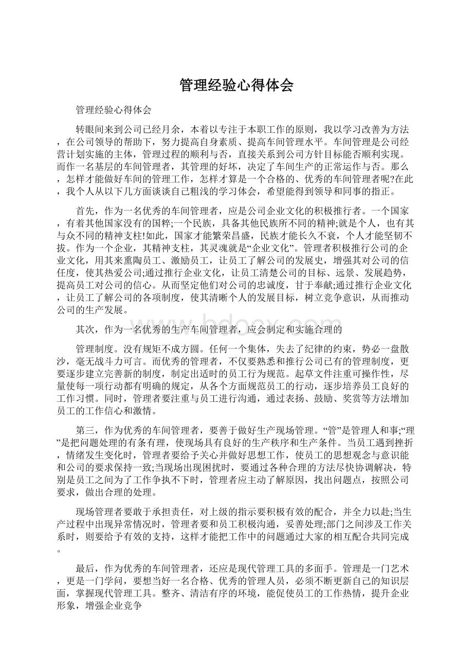 管理经验心得体会.docx