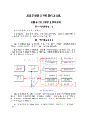 质量保证计划和质量保证措施.docx