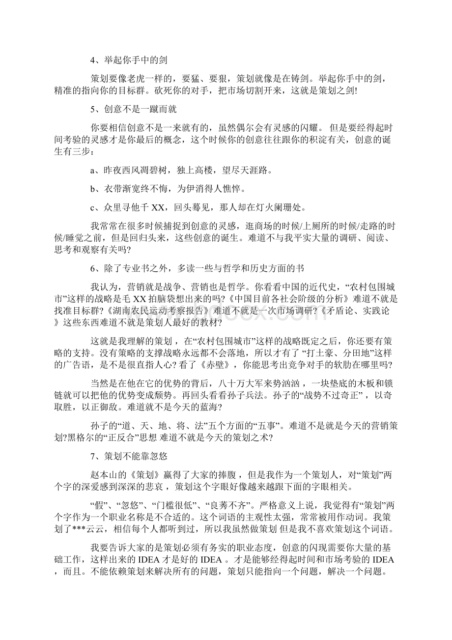 一个策划总监的自白到底什么才是策划.docx_第2页