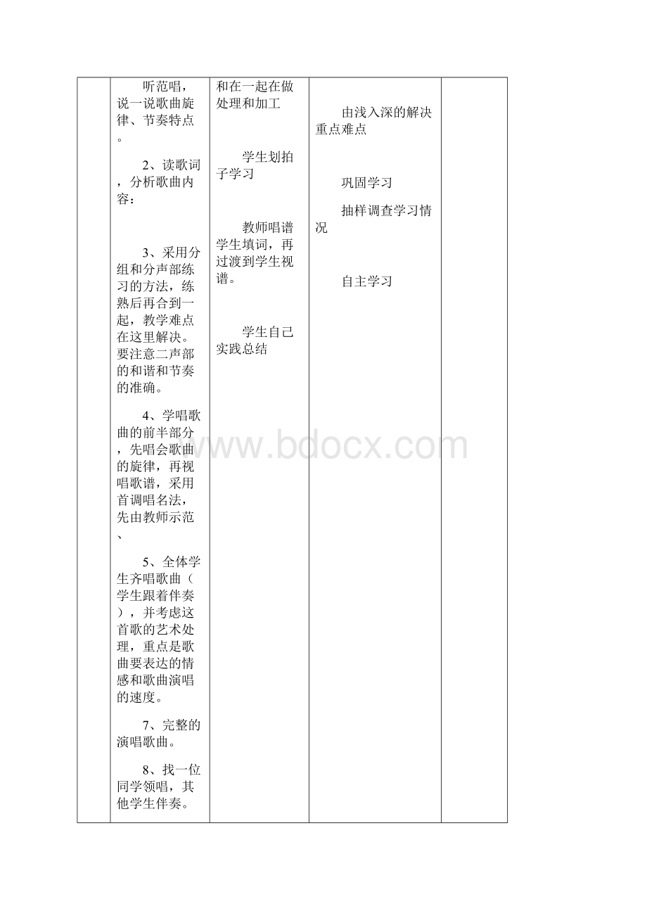 新人音版八年级下册第二单元《乐海泛舟》Word下载.docx_第3页