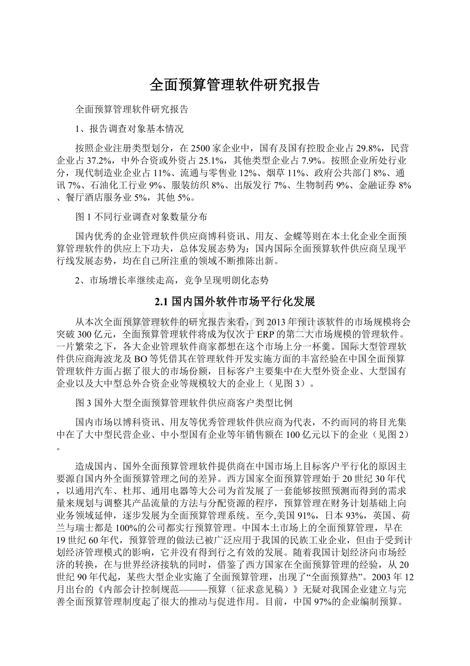 全面预算管理软件研究报告Word文件下载.docx_第1页