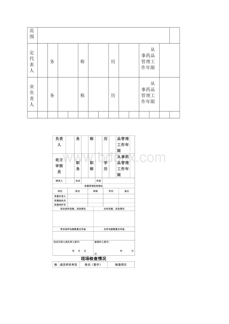 药品经营许可证零售验收申请书.docx_第3页