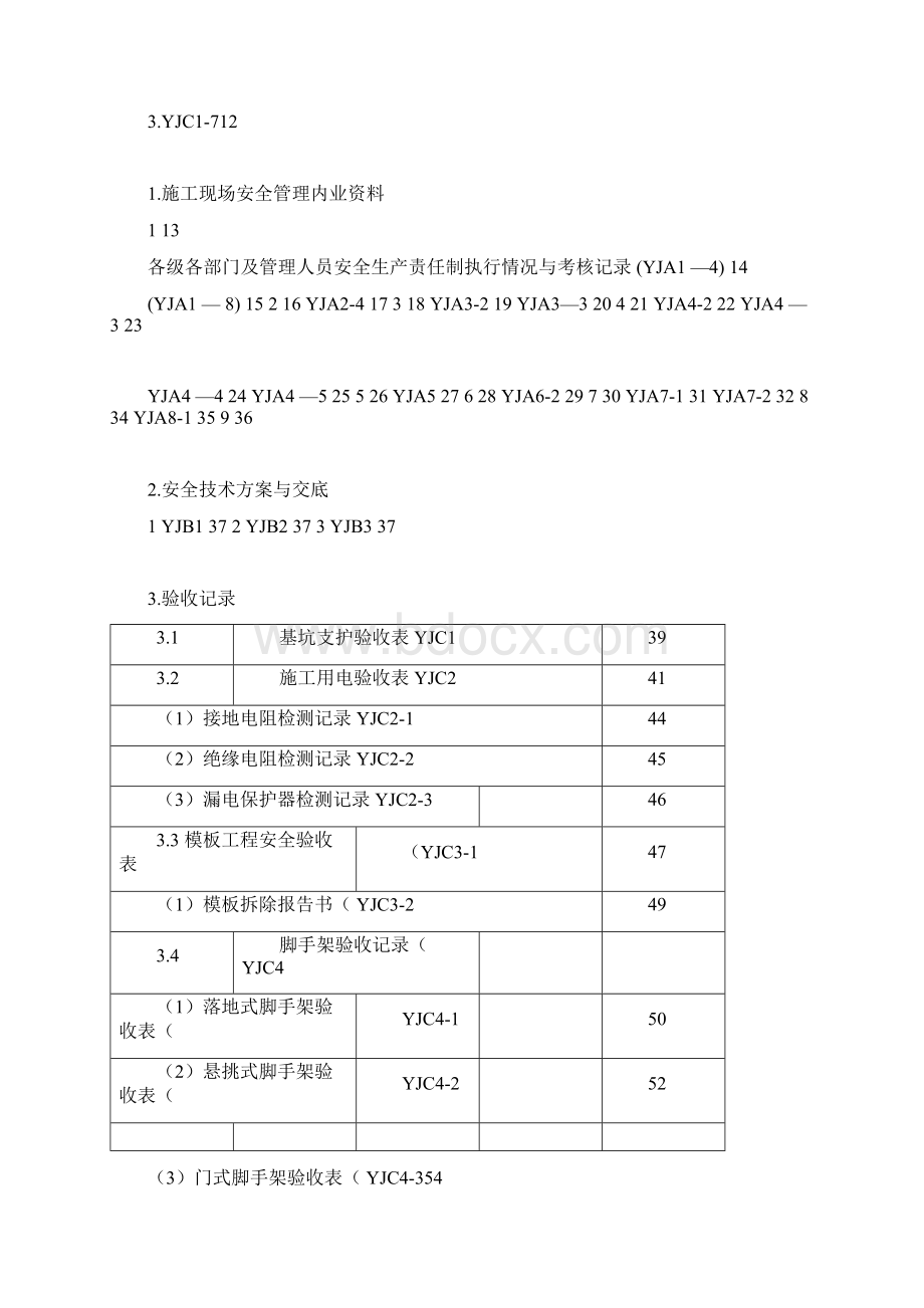 云南省安全资料台账全套Word格式文档下载.docx_第2页