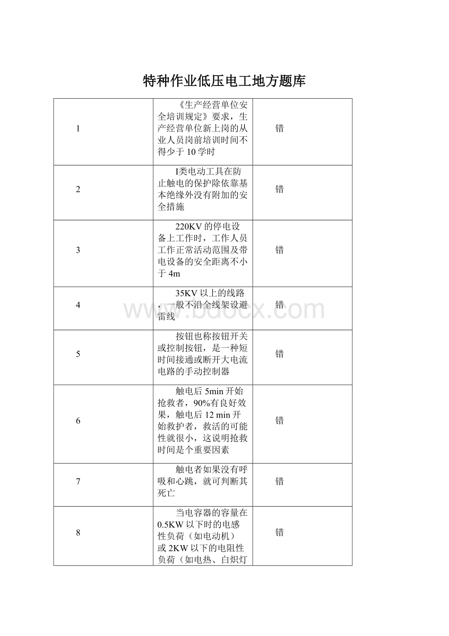 特种作业低压电工地方题库.docx_第1页