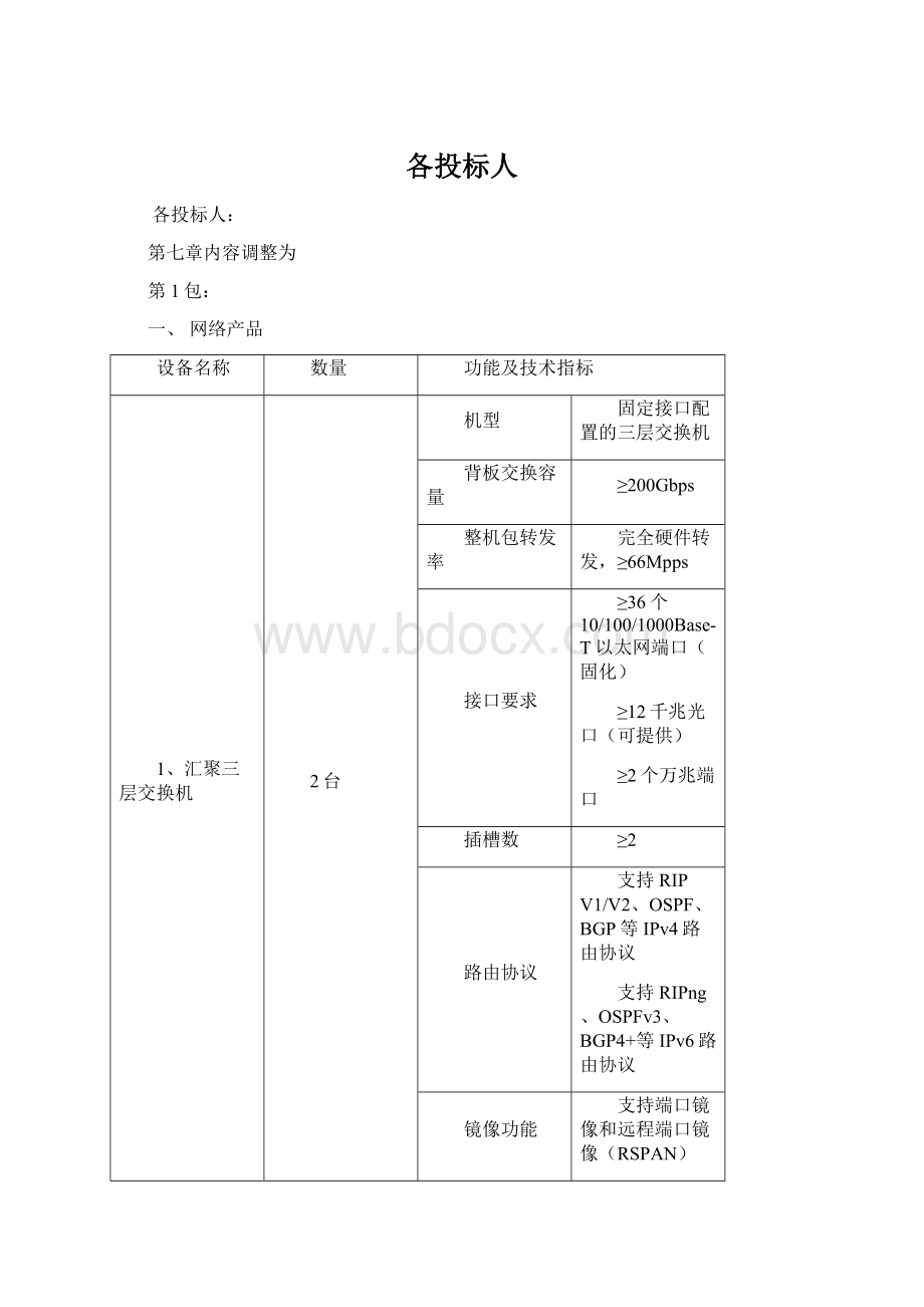 各投标人Word格式文档下载.docx