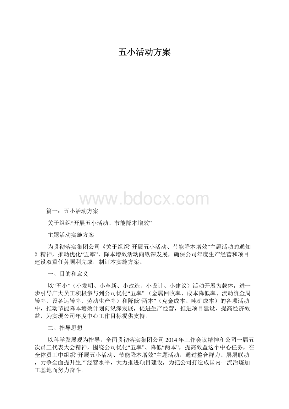 五小活动方案.docx_第1页