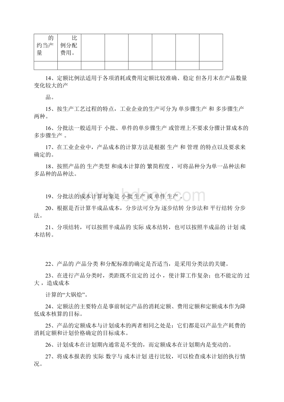 电大最新试点网考成本会计非判断题及答案.docx_第3页