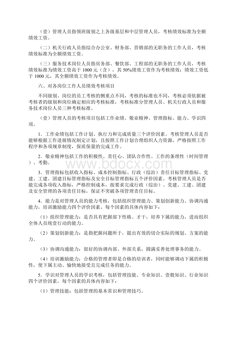 绩效考核月度绩效考核暂行办法Word文档格式.docx_第2页