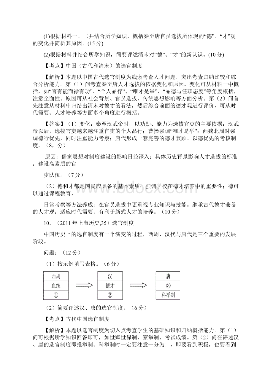 整理必修一历史主观题Word文件下载.docx_第2页