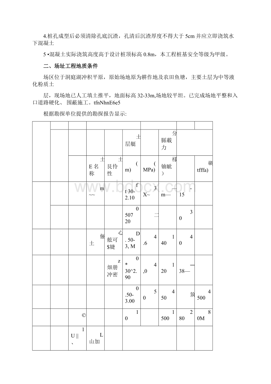 桩基础工程旋挖钻孔灌注桩施工组织设计Word文件下载.docx_第3页