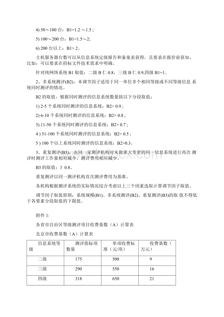 等级测评项目收费指导意见.docx_第3页