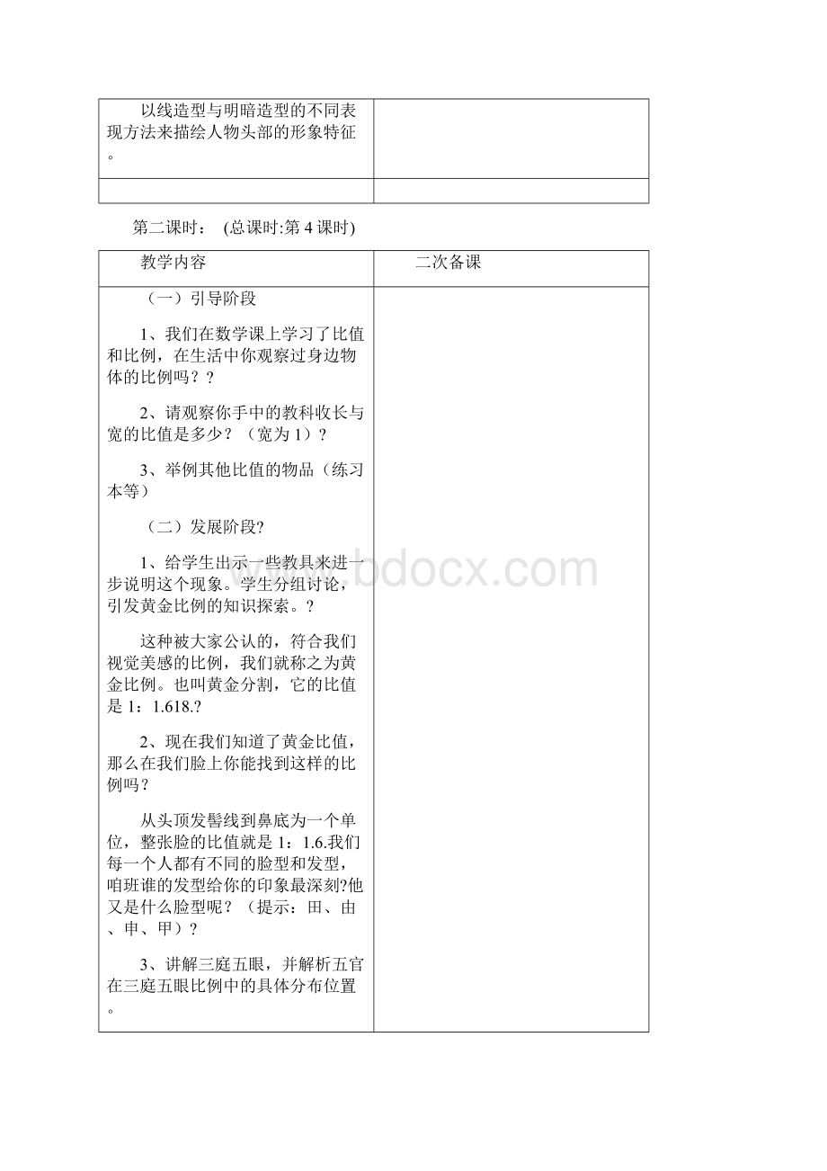 新人教版七年级上册美术教案.docx_第2页