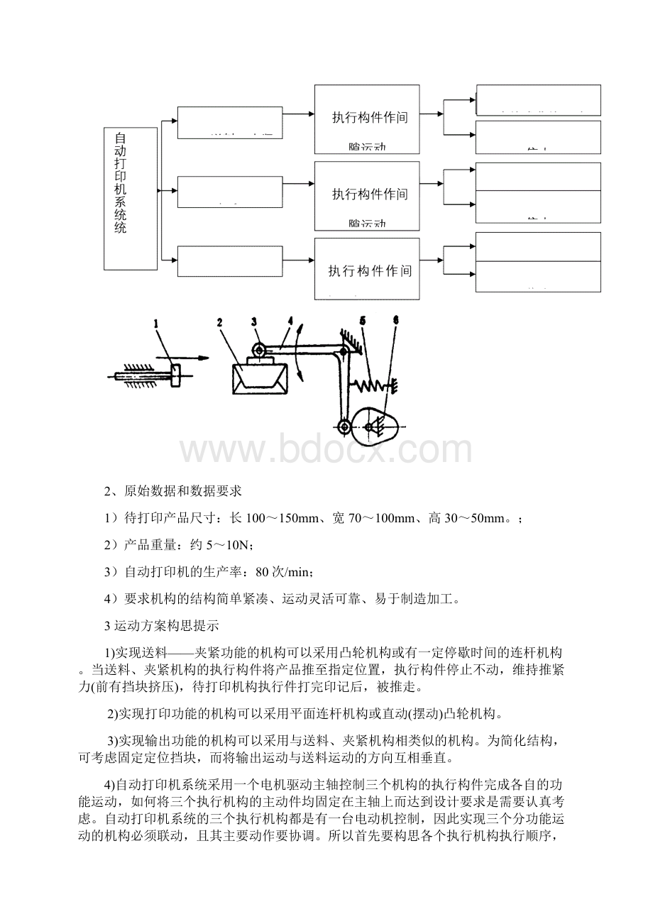 自动打印机机构设计.docx_第3页