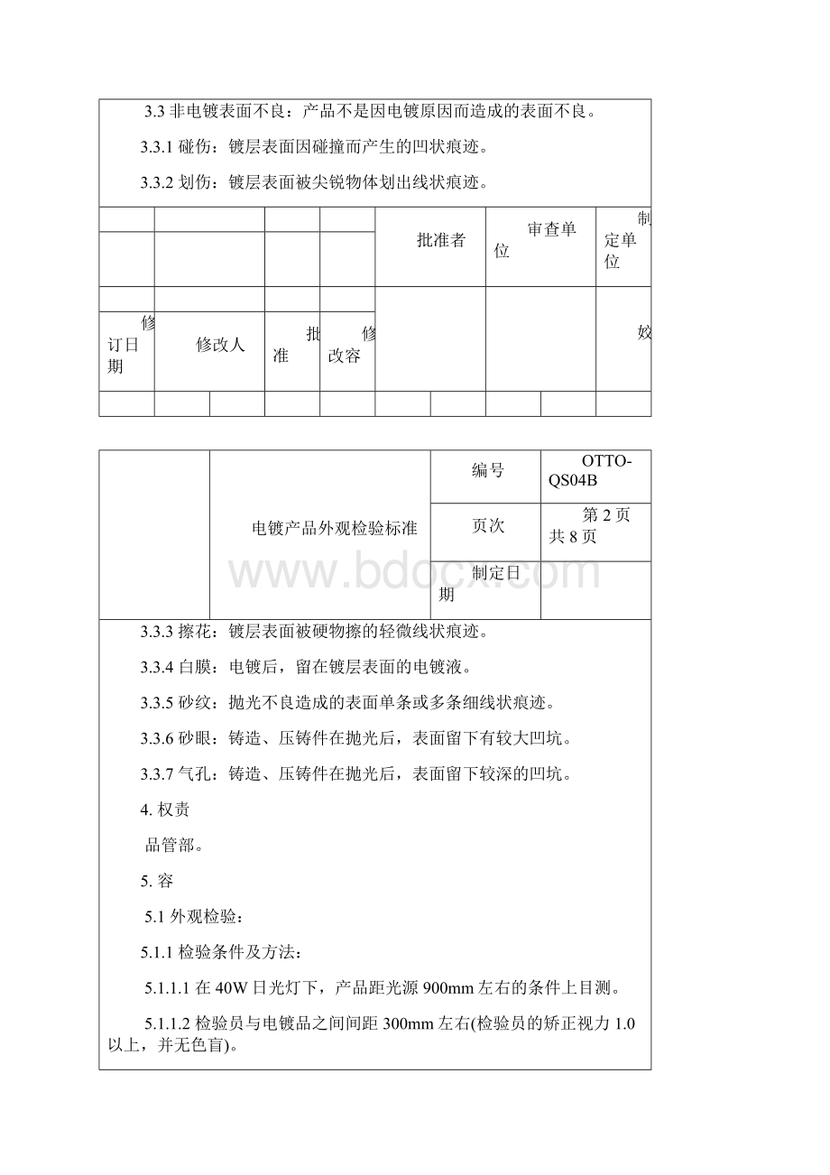 电镀产品外观检验标准详Word下载.docx_第2页