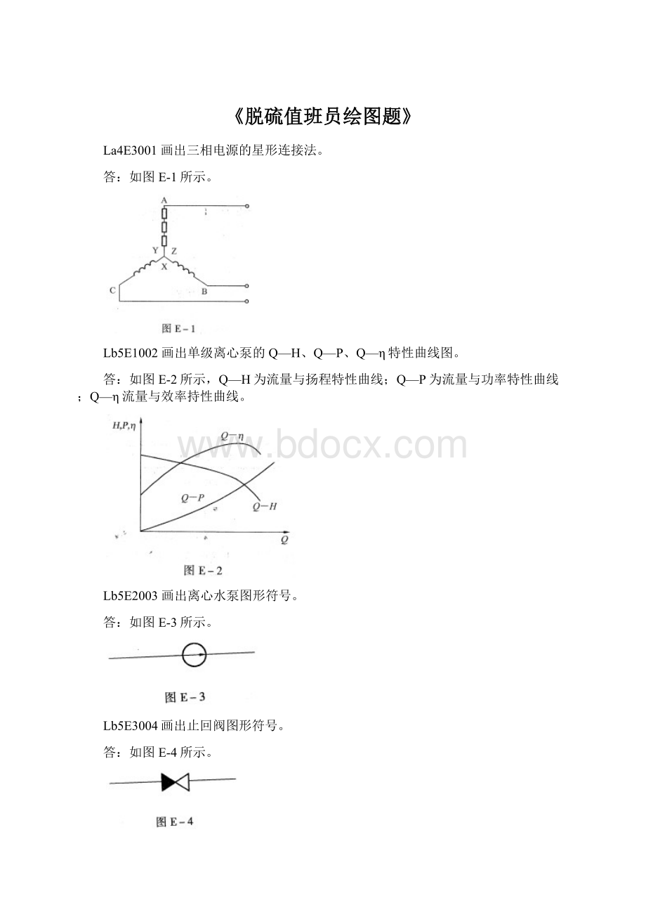 《脱硫值班员绘图题》Word文档下载推荐.docx_第1页