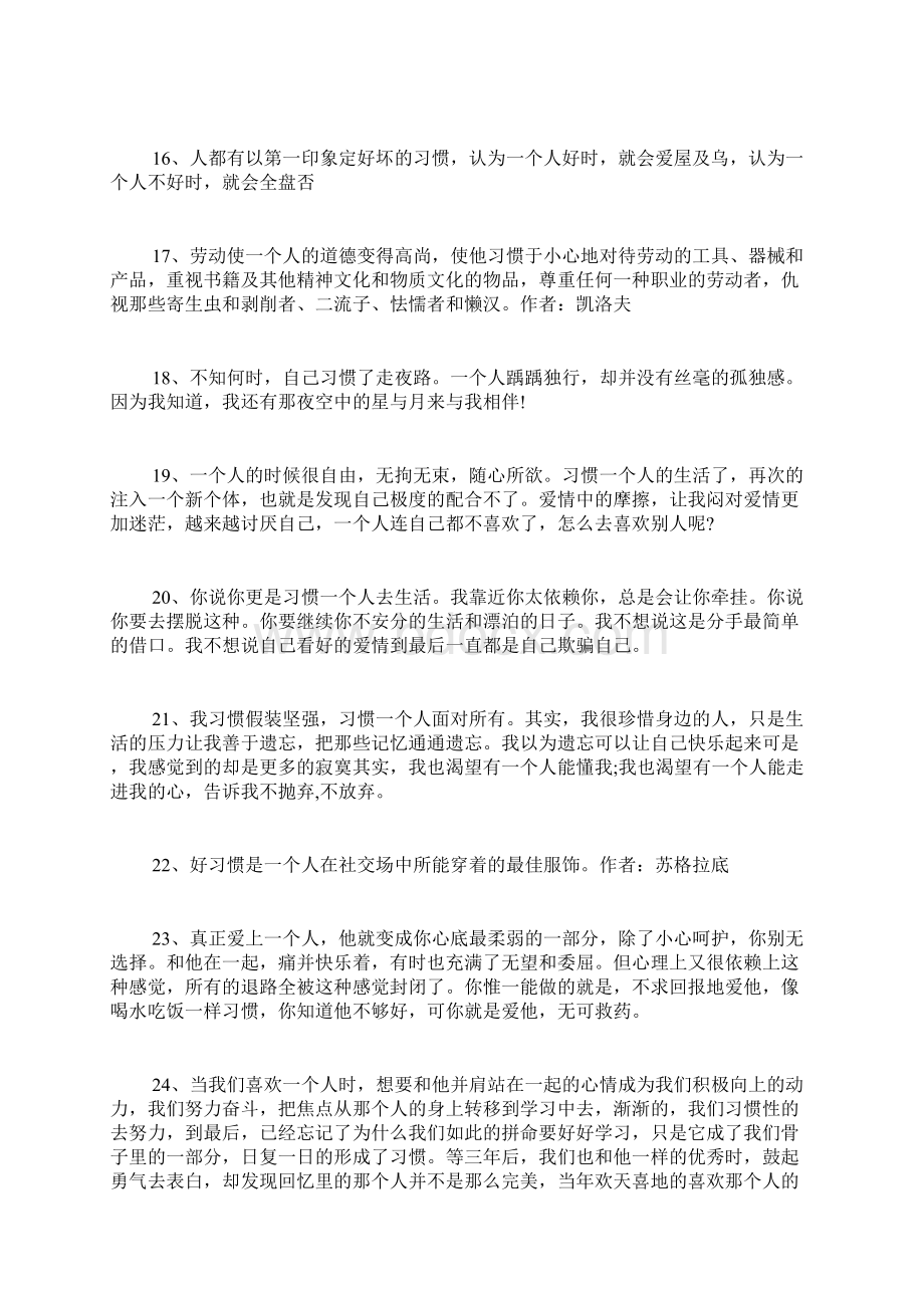 习惯了一个人的句子.docx_第3页