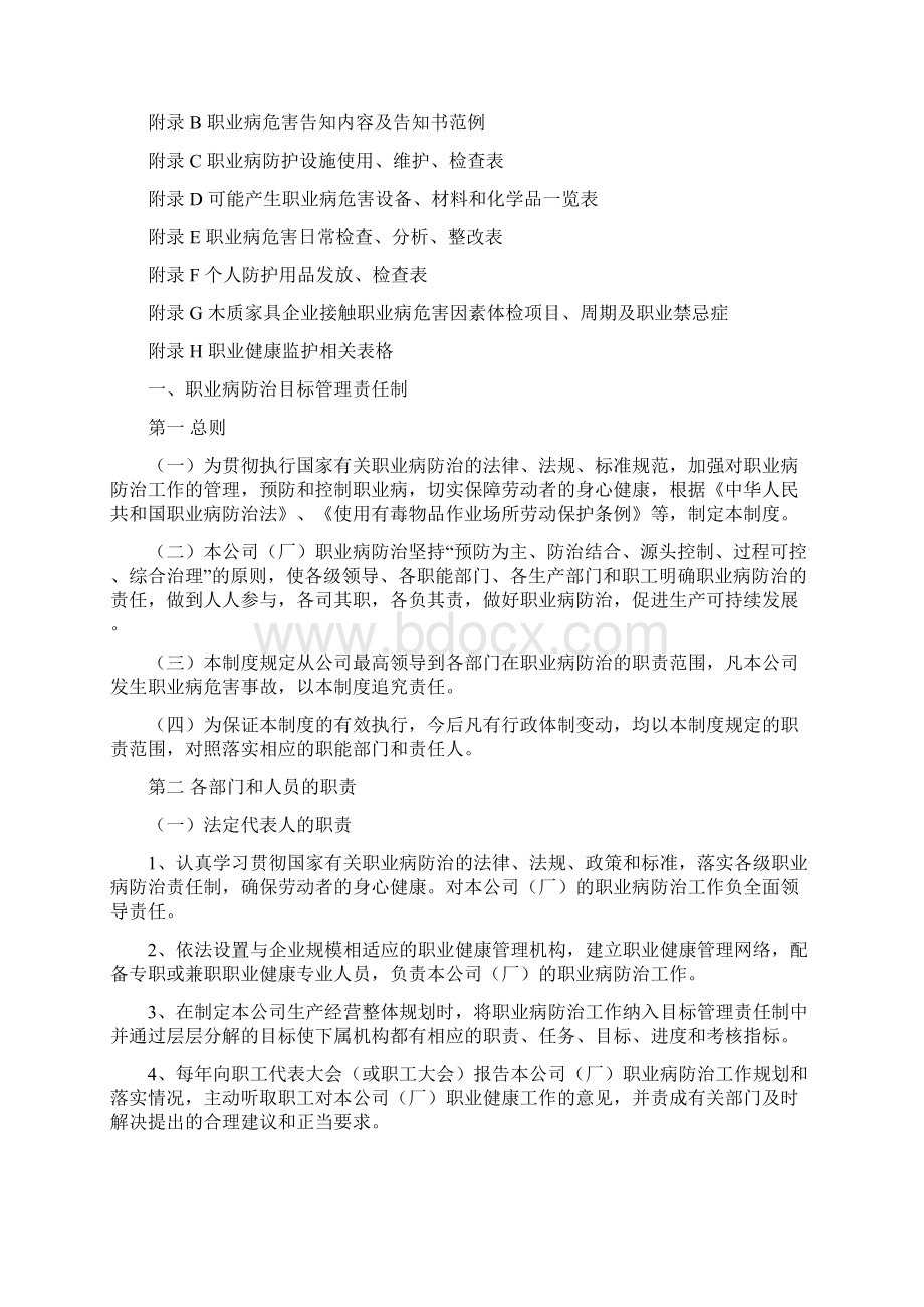 家具企业职业病危害管理制度操作规程.docx_第2页