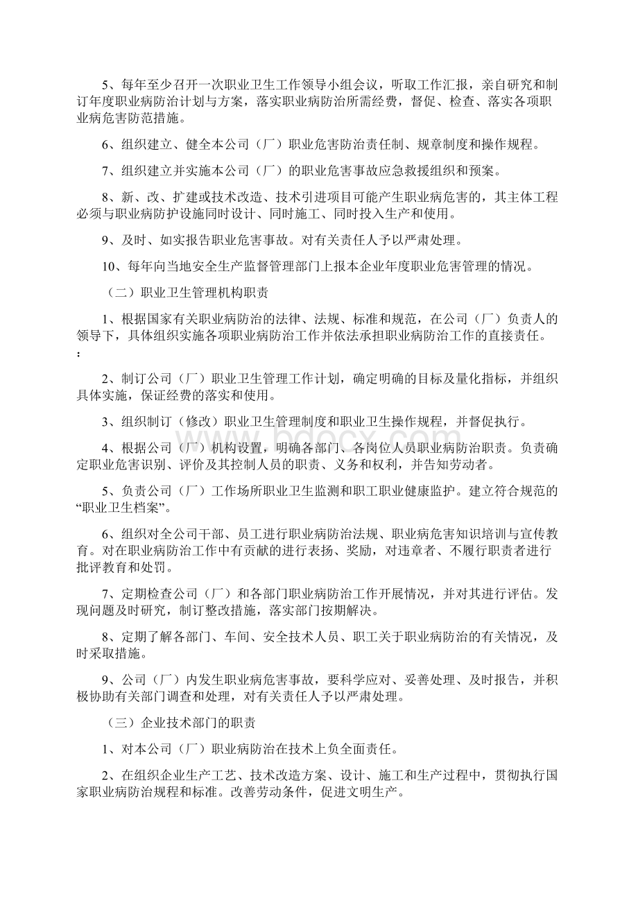 家具企业职业病危害管理制度操作规程.docx_第3页