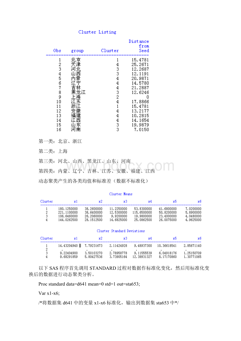 聚类分析快速聚类和变量聚类 上机指导文档格式.docx_第3页