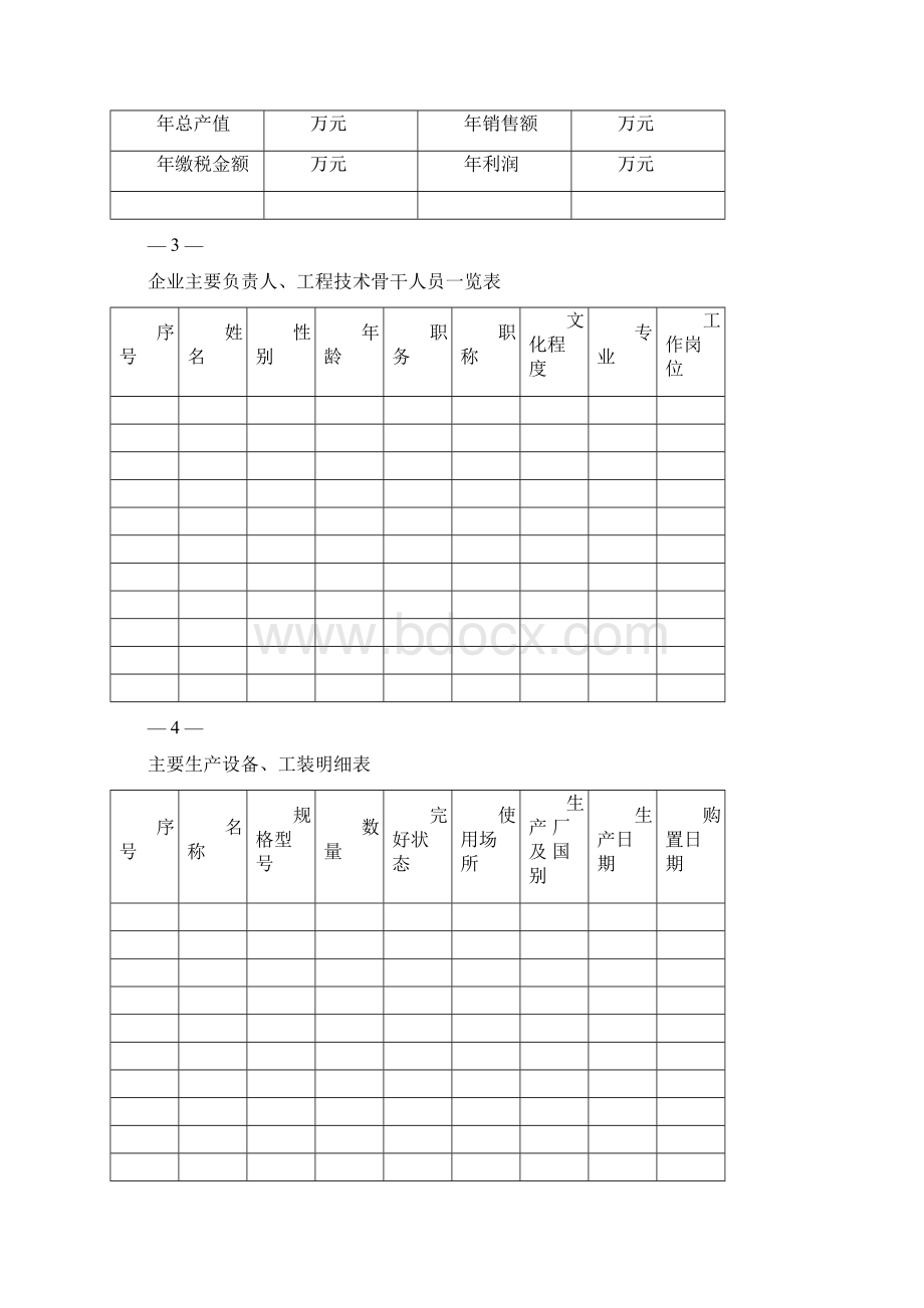 全国工业产品生产许可证年审自查表下载.docx_第3页