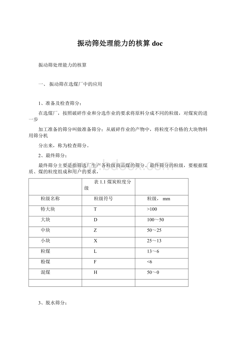 振动筛处理能力的核算doc.docx_第1页