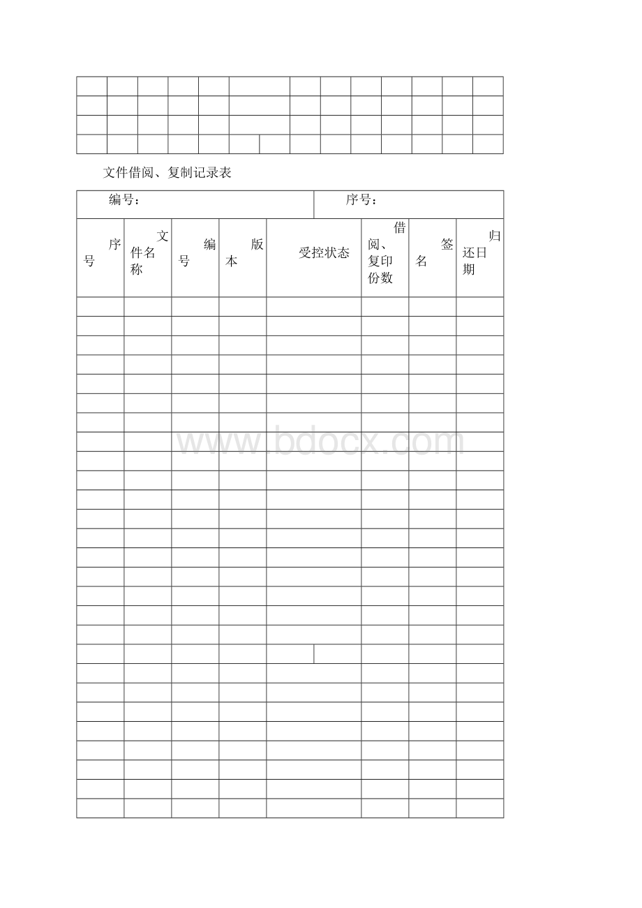 质量管理体系全套表格.docx_第2页