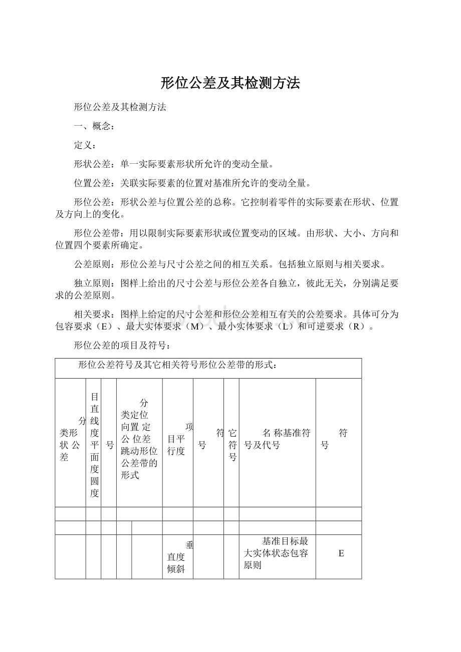 形位公差及其检测方法.docx