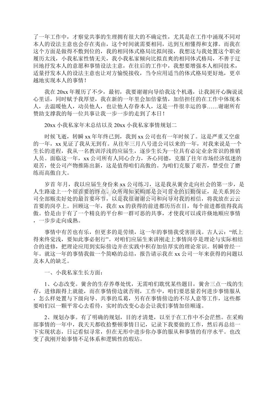 最新总结范文之个人年终总结以及个人工作计划.docx_第2页