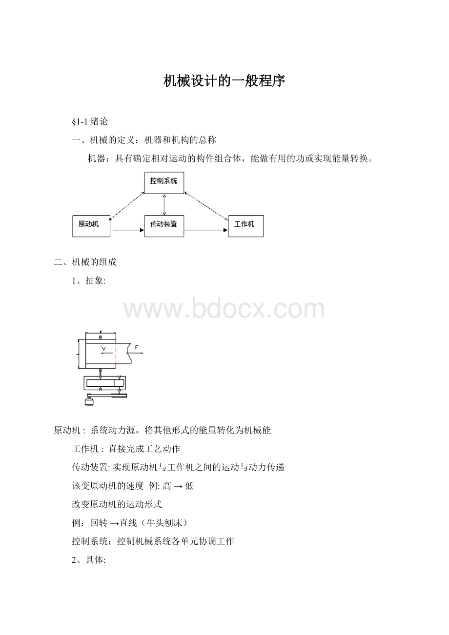 机械设计的一般程序.docx_第1页