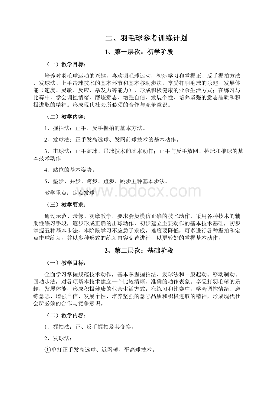 关于成立羽毛球俱乐部计划方法办法Word文件下载.docx_第2页