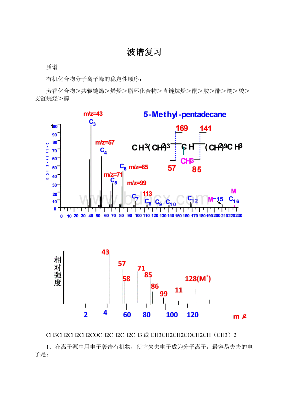 波谱复习.docx_第1页