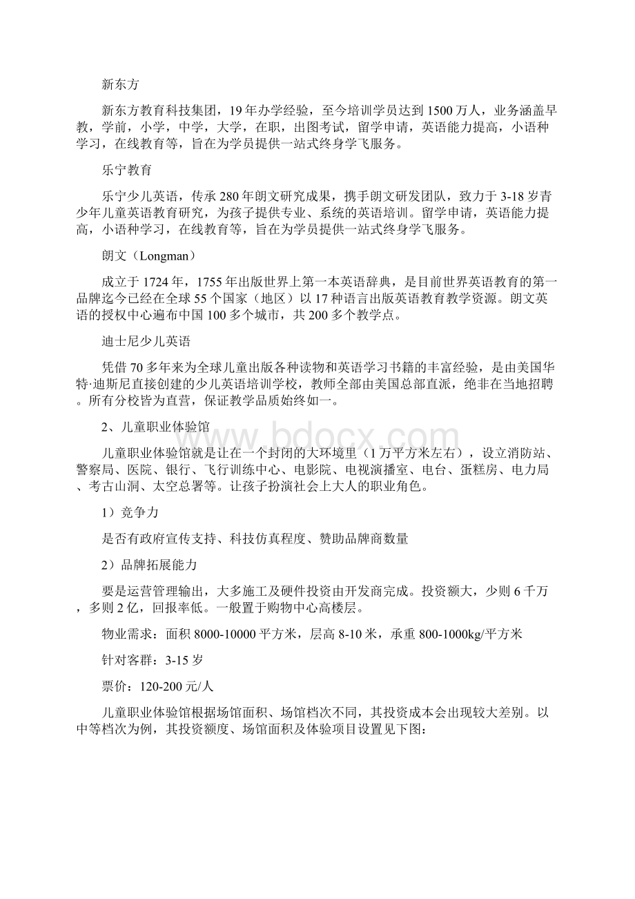 儿童体验式业态分类.docx_第2页