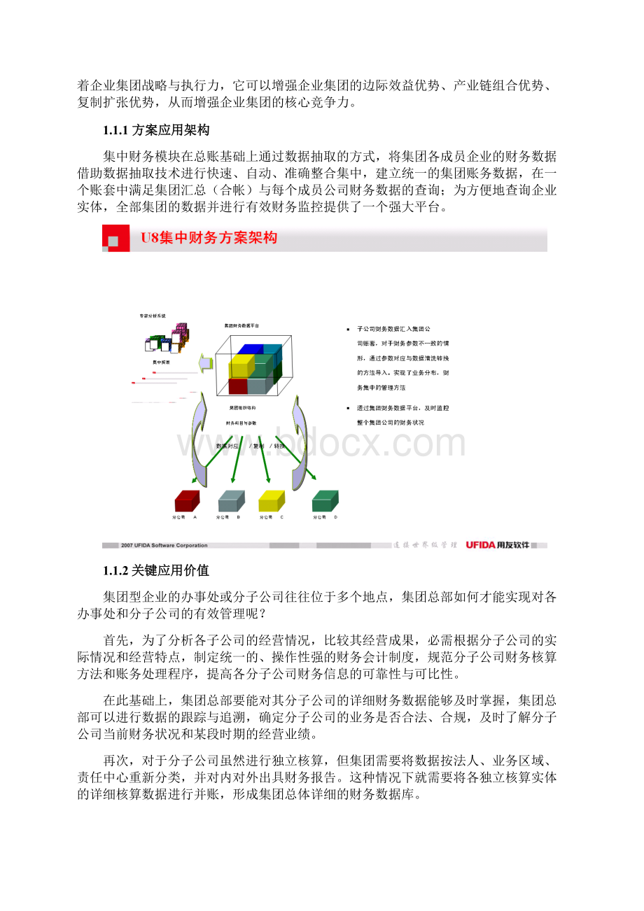 用友U8+小型集团财务管理解决方案.docx_第2页