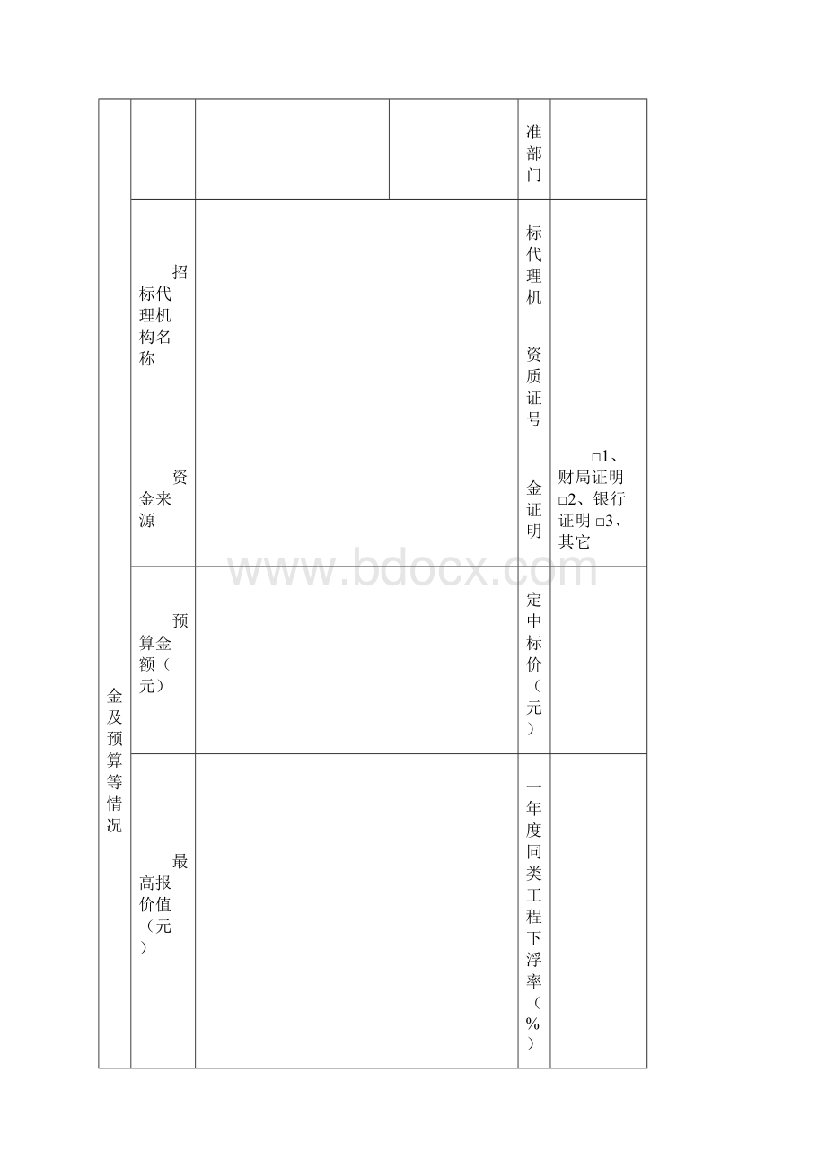 房屋建筑和市政基础设施工程招标投标情况报告备案表.docx_第2页